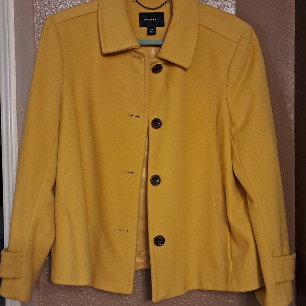 Lands' End Women's Yellow Jacket